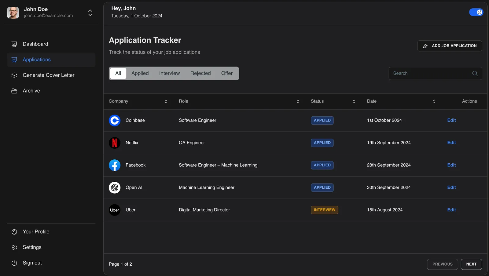 TailorWrite project preview